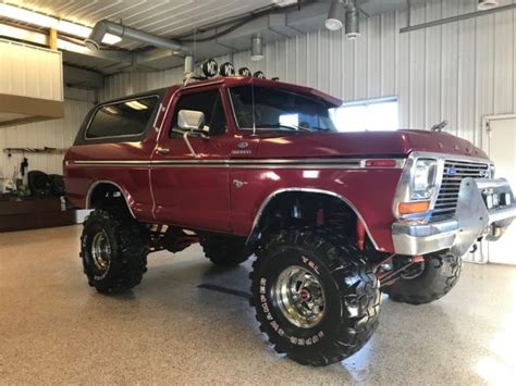 1979 Ford Bronco Xlt Lifted 38inch Tires 4x4 Barn Find No Reserve