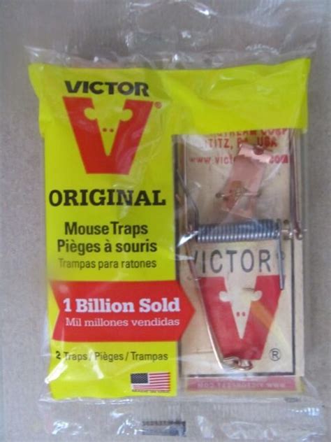 Victor Mouse Traps 3 Packs Of 2 Traps M150 Mice Moles Rodents New