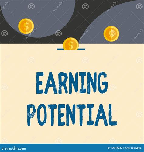 Text Sign Showing Earning Potential. Conceptual Photo Top Salary for a