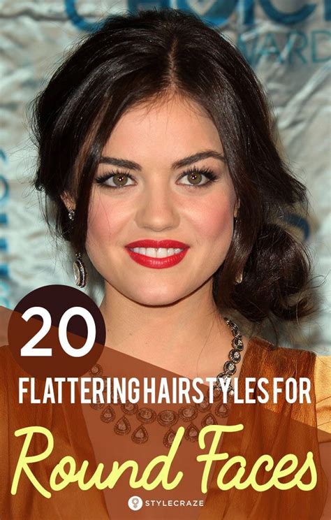 Hairstyles for medium hair round face. 20 Most Flattering Hairstyles For Round Faces | Frisuren ...