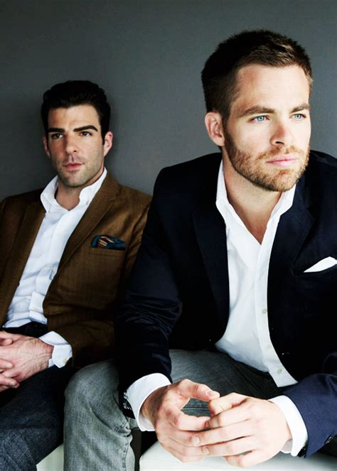 Chris And Zach Chris Pine And Zachary Quinto Photo 35454089 Fanpop