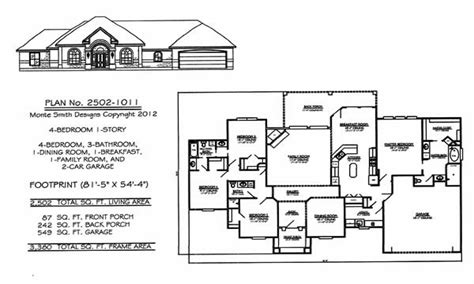 bedroom single family  bedroom  story house plans  story house