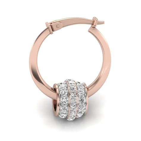 Buy Dangling Diamond Hoop Earrings Online In India Kasturi Diamond