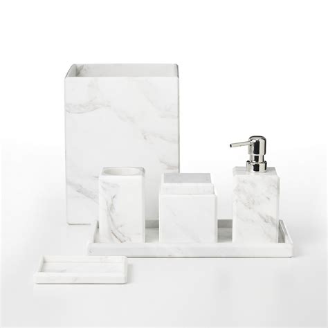 Waterworks Studio White Marble Bath Accessories Bloomingdales