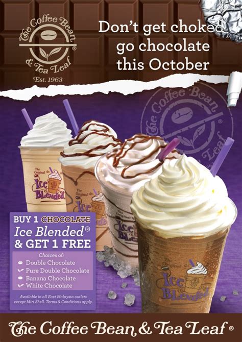Since then, many establishments have been added, totaling more than 50 throughout malaysia the coffee bean has a much wider variety. Food Street: Coffee Bean East Malaysia Buy 1 Free 1 ...