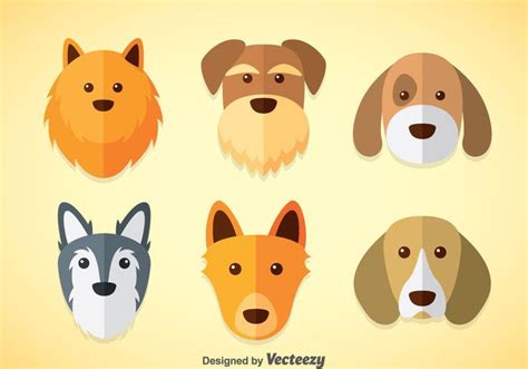 Dogs Vector Sets Dog Vector Free Vector Art Animal Drawings Cute