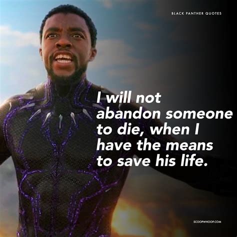 11 Chadwick Boseman Quotes Tchalla Quotes 11 Black Panther Quotes