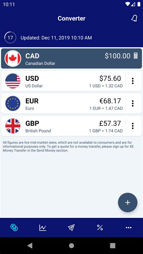 Xe Com Currency Converter Xe Currency Converter And Money Transfers Pro