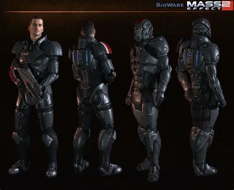 Artstation Cmd Shepard Mass Effect 2 Jaemus Wurzbach Combat Armor