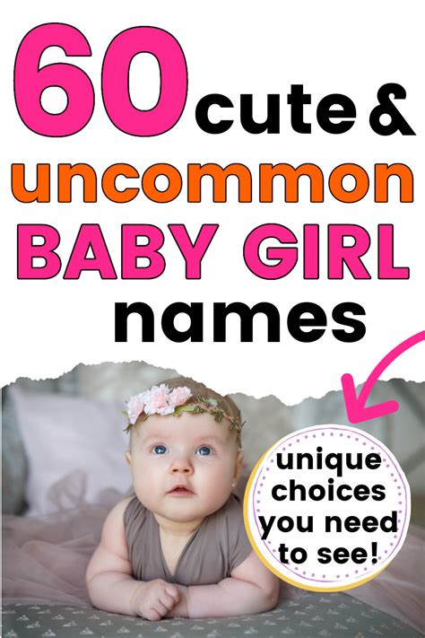 60 Cute, Uncommon Baby Girl Names You Don't Want to Miss - Growing Serendipity