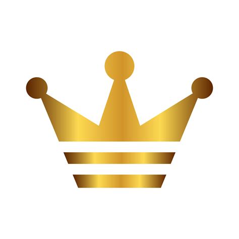 Golden Crown For King And Queen And Success On Transparent Background