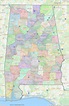 Alabama County Map – shown on Google Maps
