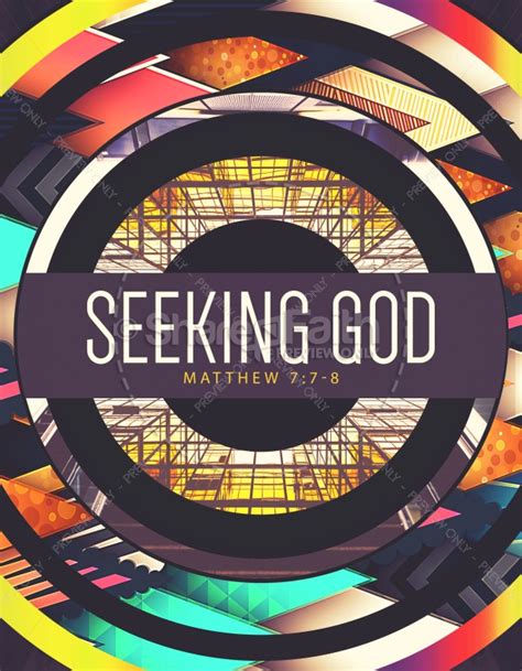 Seeking God Church Flyer Template Clover Media