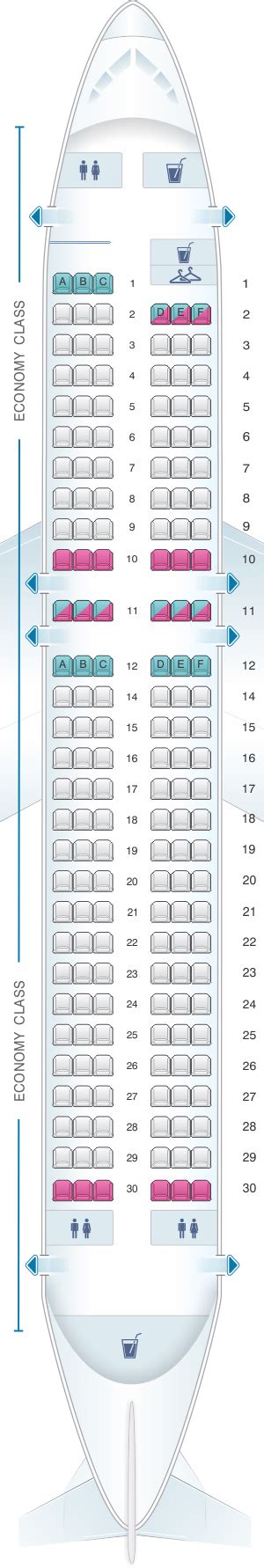 Seat Map Iberia Airbus A320 Seatmaestro