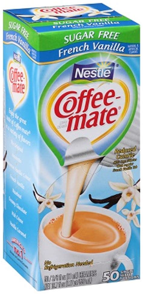 Coffee Mate Sugar Free French Vanilla Liquid Creamer Necco Coffee