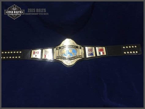 Wwf Hulk Hogan 86 24k Gold Zinc Championship Belt Zees Belts