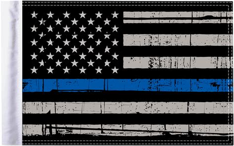 Pro Pad Flag Police Thin Blue Line 10in X 15in Flg Ptbl Us15