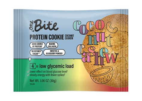 Protein And Collagen Low Glycemic Cookie Onebite