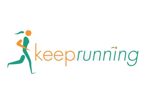 Running Woman Logo Artwork Stock Vector Illustration Of Design 8190457
