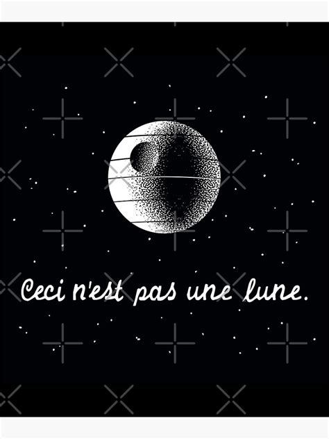 This Is Not A Moon Ceci Nest Pas Une Lune Poster By Fordepp
