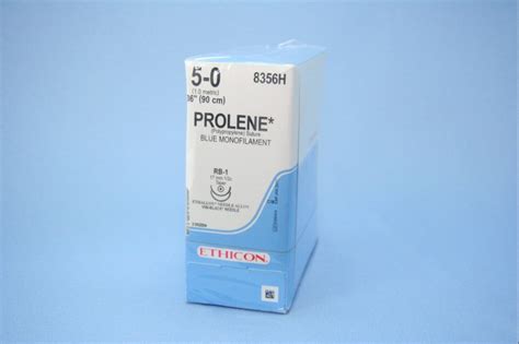 Ethicon Suture 8356h 5 0 Prolene Blue 36 Rb 1 Taper Double Armed