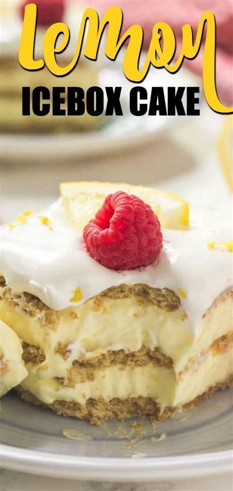 This Lemon Icebox Cake Is The Perfect Dessert Recipe For Summer Graham