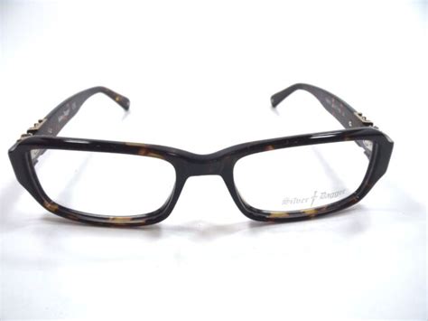Silver Dagger Eyeglasses Taboo Tortoise C4 Clear Size 52mm Optical Frame New Ebay