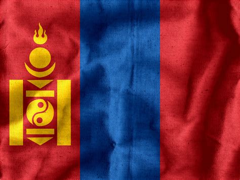 Bandera De Mongolia Para Colorear E Imprimir Dibujos Para Colorear
