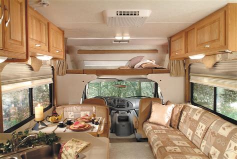 Luxurious Motorhomes Interior Interior Picture Of The Front Of A