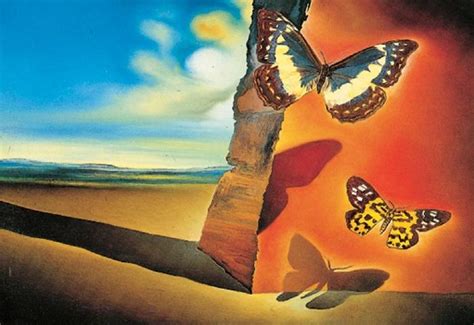 Salvador Dali Paysage Aux Papillons Landscape With