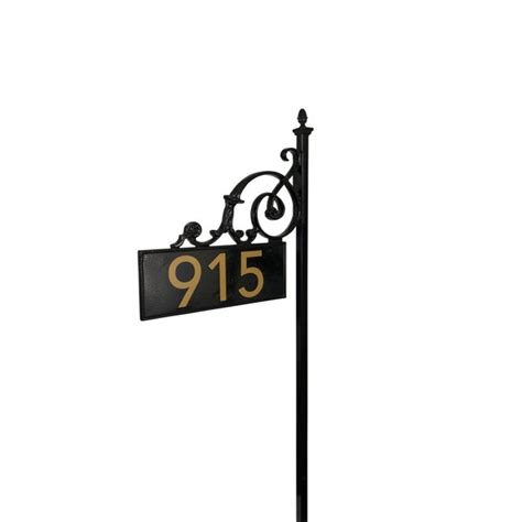 Decorative Address Marker Yard Sign For Streetside House Numbers