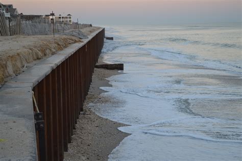 Heres How Bricks Sea Wall Looks After This Weeks Storm Brick Nj