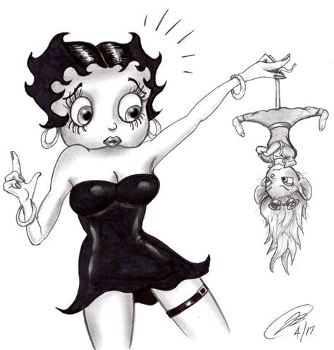 Drawn By Me Betty Boop Classic Cartoon Characters Classic Cartoons