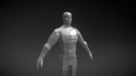 Lowpoly Basic Human Rigged In Blender 3d Model Ubicaciondepersonas