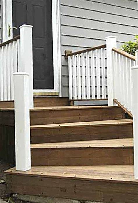 Building outdoor wooden steps requires a clear, level area. 38 + Amazing Wooden Stairs Ideas for Your Home | Front ...
