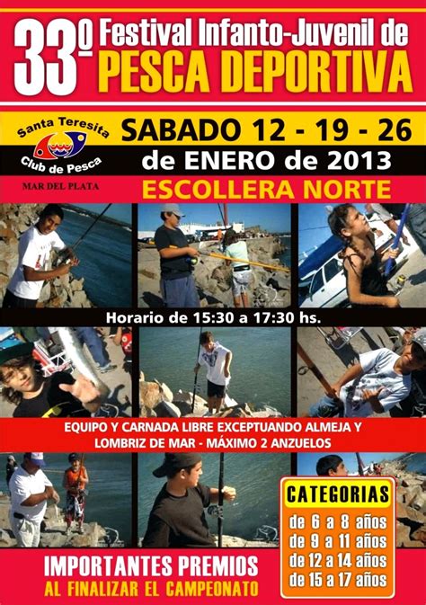 33º Festival Infanto Juvenil De Pesca Deportiva En El Puerto De Mar Del