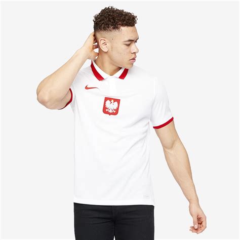 Camiseta Nike Polonia 2020 Primera equipación Stadium MC Blanco Rojo