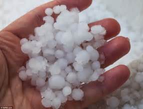 Uk Weather Sees Hailstones The Size Of Marbles Hit Britain As Arctic