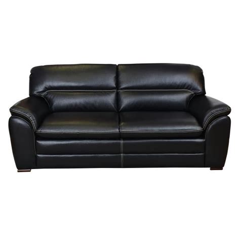 Canapé 3 places ranch cuir et pu noir (163) 499,00€ modern living canapé relax 3 places. FLORENCE Canapé droit fixe cuir 3 places - Noir ...