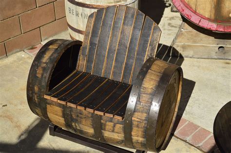 Luxurious Barrel Bench — King Barrel Barrel Furniture Whiskey Barrel