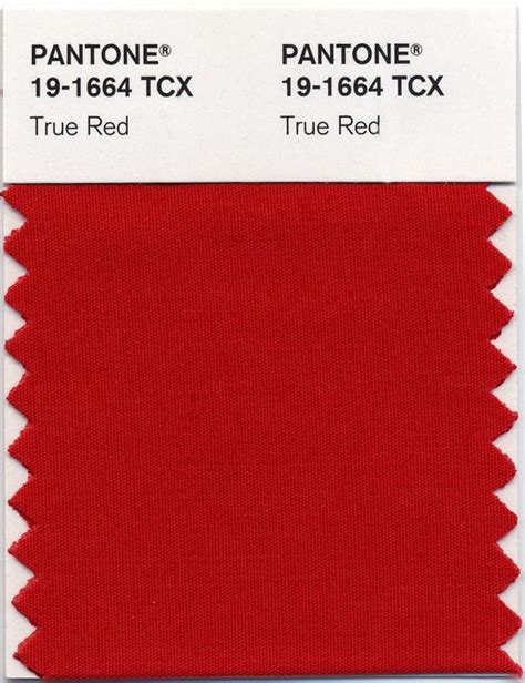 Pantone Color Of The Year 2002 True Red Pantone Colori