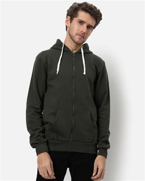 Buy Mens Green Hooded Sweatshirt For Men Green Online At Bewakoof