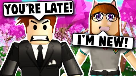 I Was Late On My First Day At Anime High School Roblox