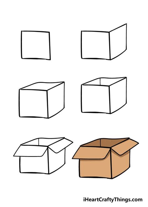 How To Draw A 3d Box Step By Step Anity1950 Yedis1973