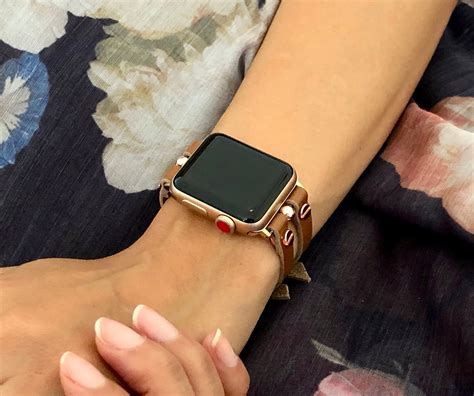 Rose Gold Apple Watch Band 38mm 40mm 42mm 44mm Apple Watch Etsy