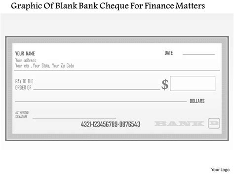 1114 Graphic Of Blank Bank Cheque For Finance Matters