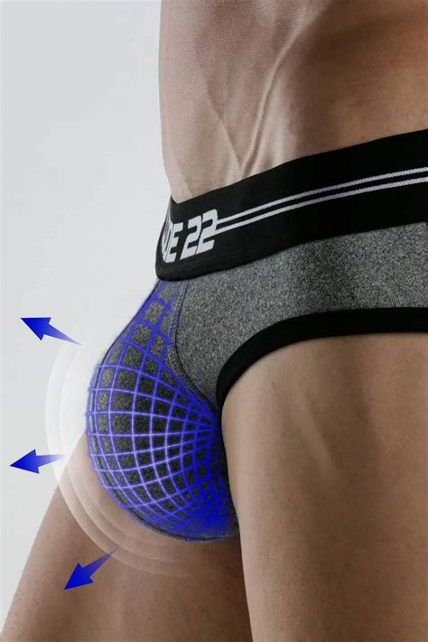 Mens Designer Enhancing Boxer Underwear With Pouch Padding Butt Enhancement Ebay