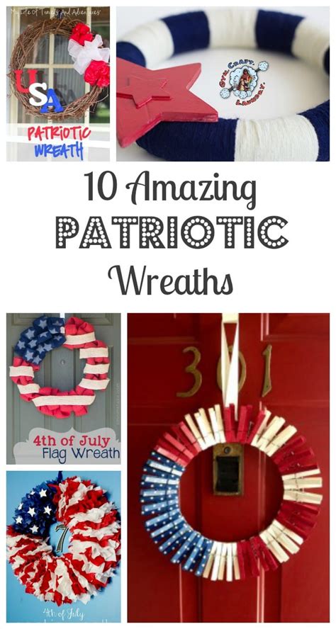10 Awesome Diy American Flag Wreaths Gym Craft Laundry