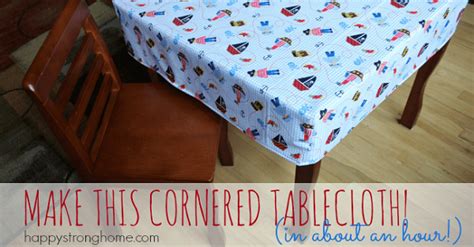 Tutorial 1 Hour Fitted Tablecloth Sewing