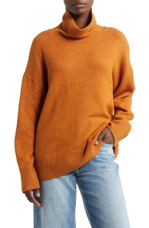 Womens Turtleneck Mock Neck And Cowl Neck Sweaters Nordstrom Rack